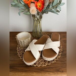 White Platform Sandals